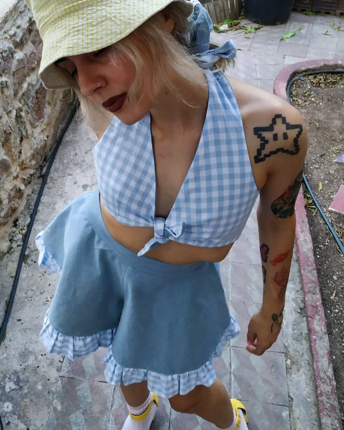 The *denim baby* two-piece