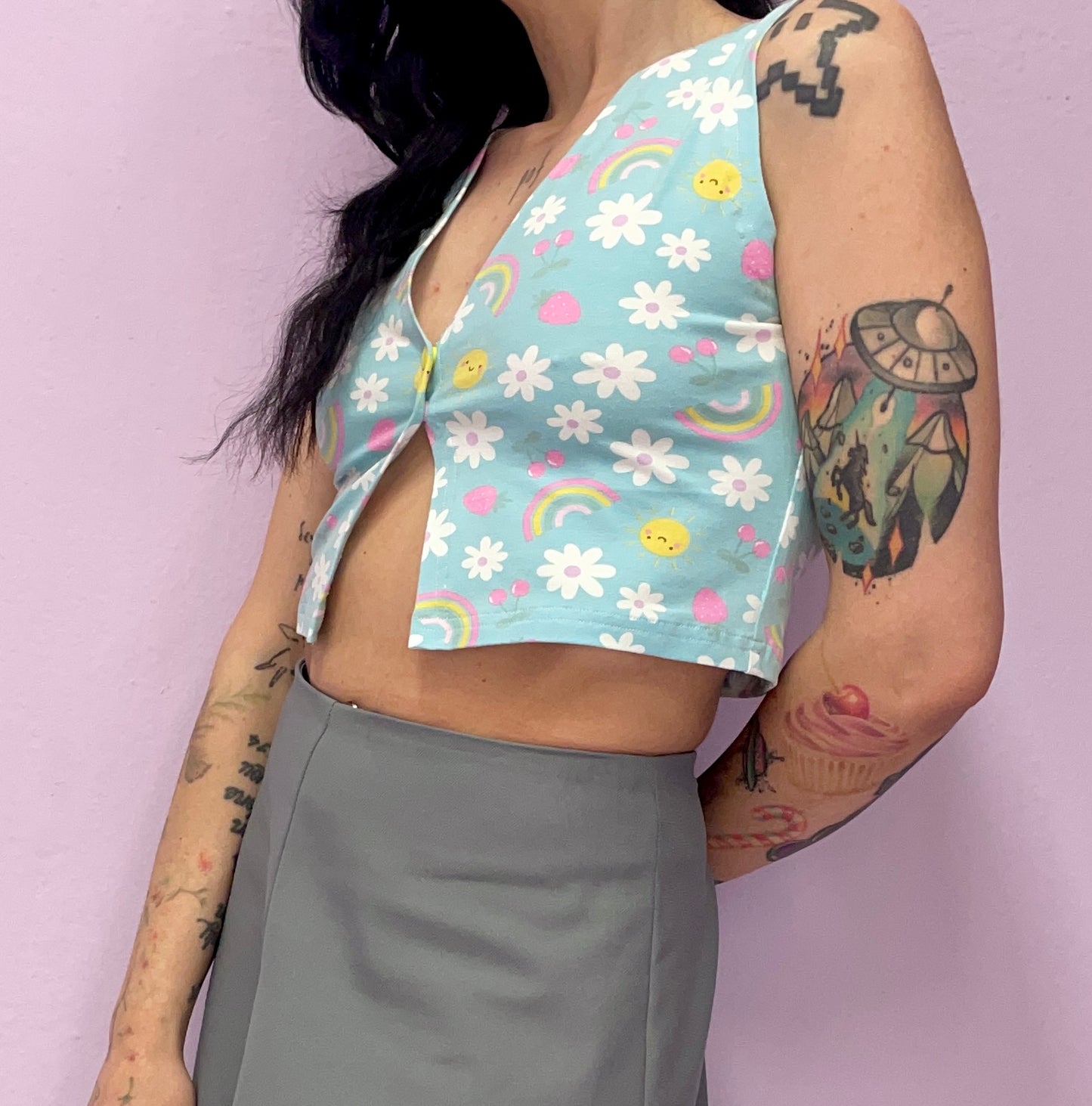 The *berry fizz* mini vest