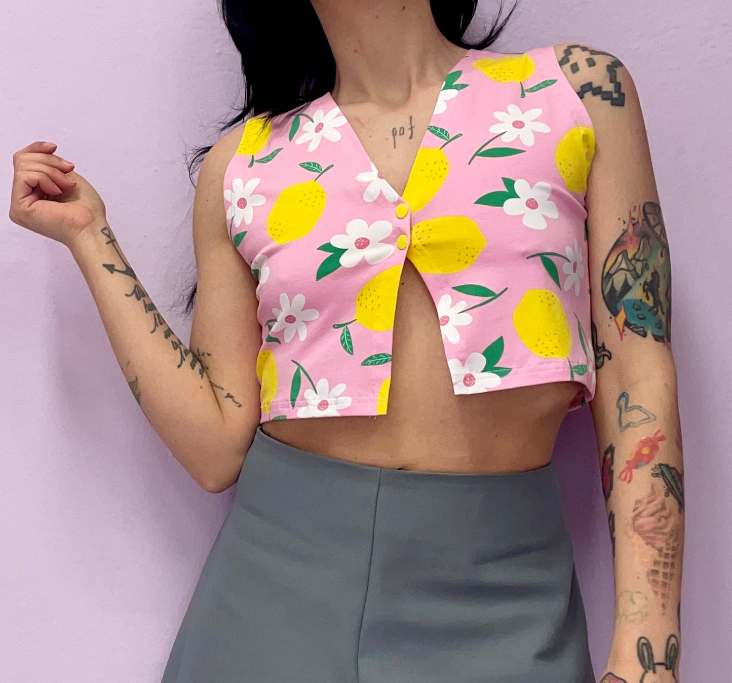 The *lemon soda* mini vest
