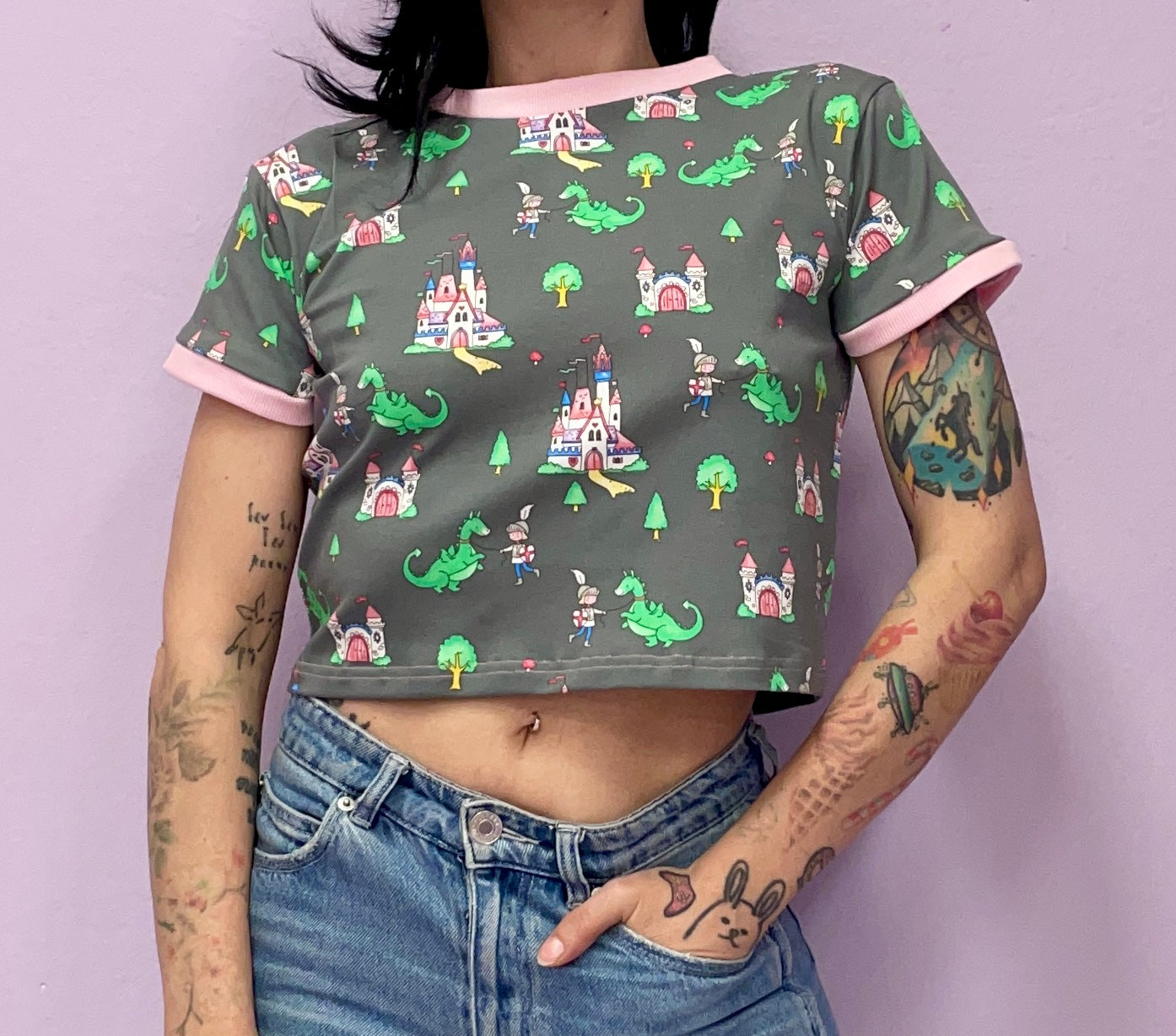 The *tiny kingdom* baby tee