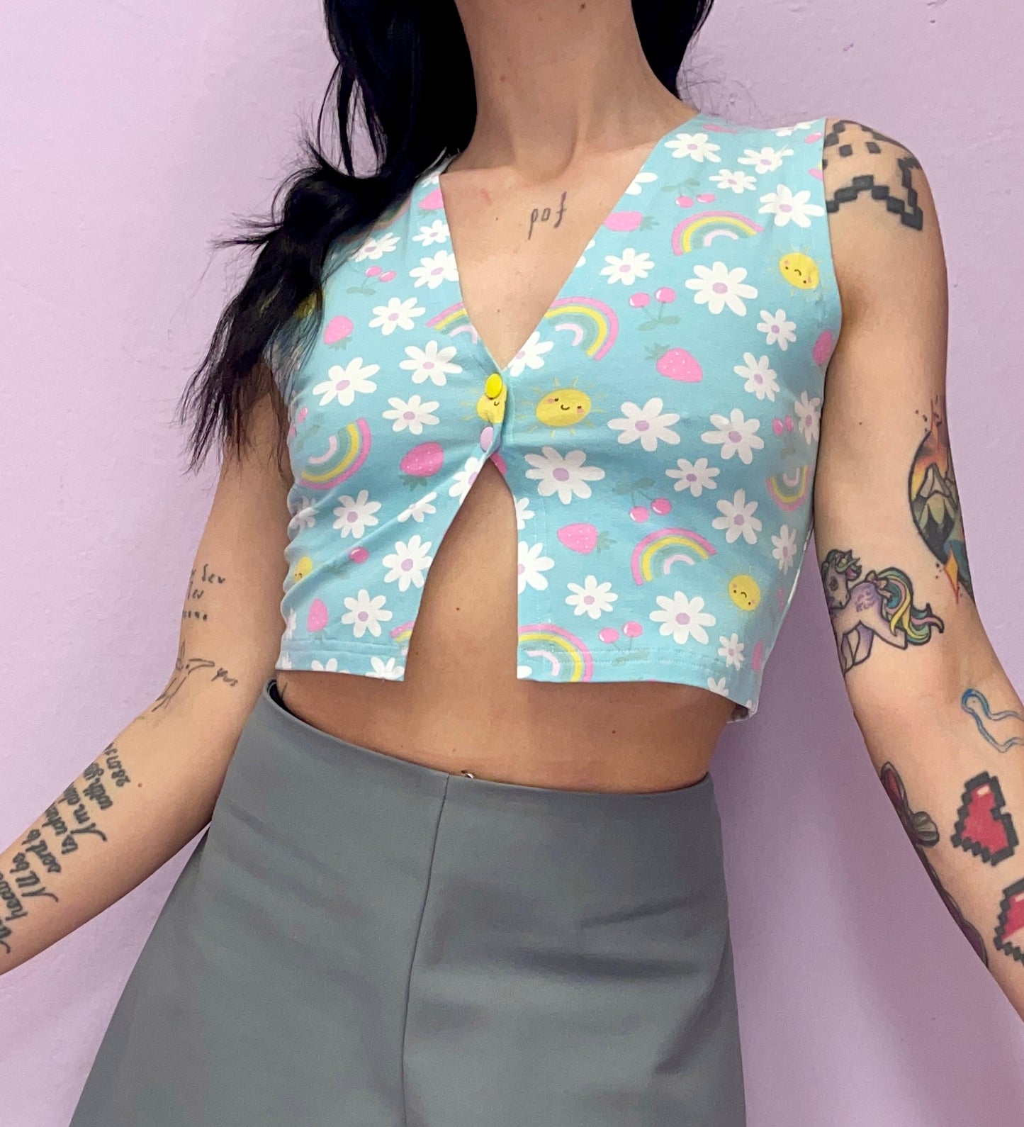 The *berry fizz* mini vest