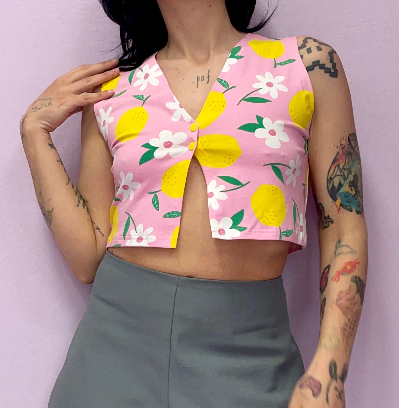 The *lemon soda* mini vest