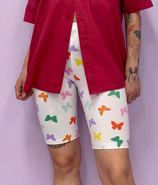 Butterfly biker shorts