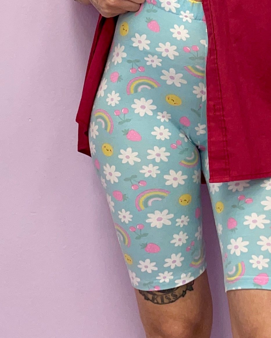 The *berry fizz* biker shorts