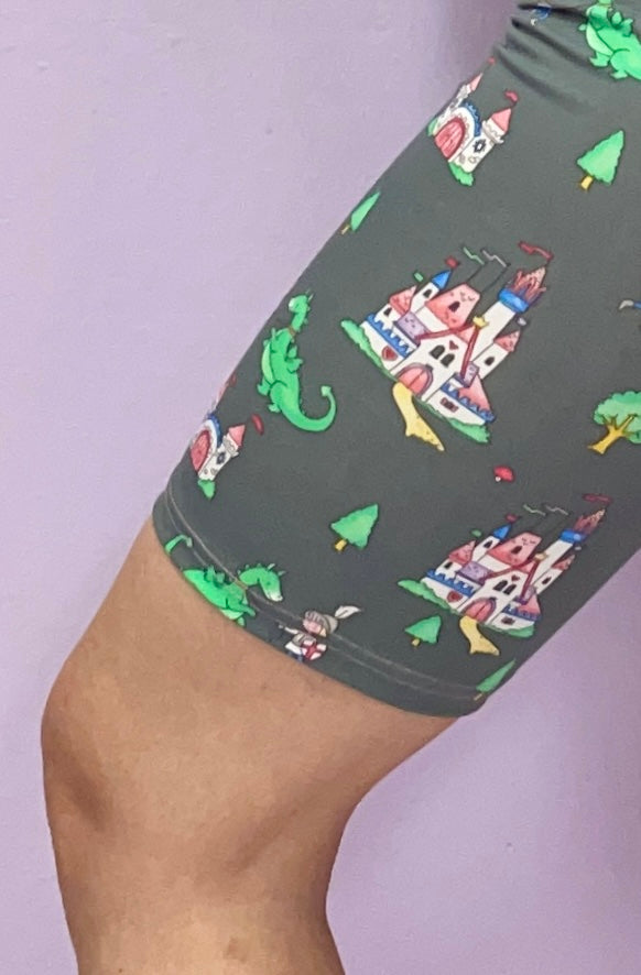 The *tiny kingdom* biker shorts