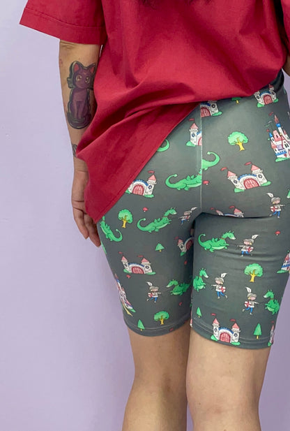 The *tiny kingdom* biker shorts