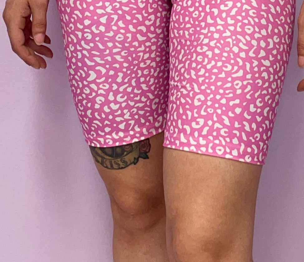 The *pink panther* biker shorts