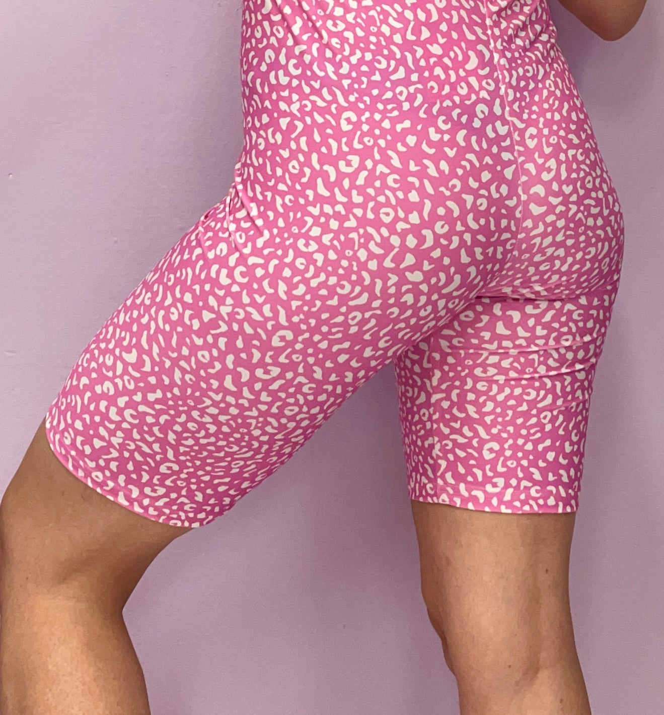 The *pink panther* biker shorts